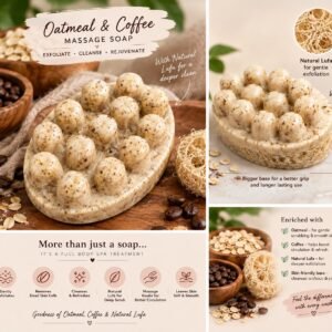 Oatmeal & Coffee Handmade Soap